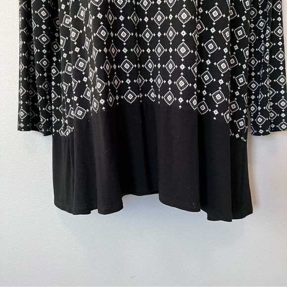 J Jill Wearever Collection Long Sleeve Tunic Top Size L - Picture 3 of 10